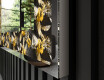 Backlit Decorative Mirror - Floral Symmetries #3