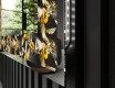 Backlit Decorative Mirror - Floral Symmetries #3