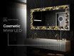 Backlit Decorative Mirror - Floral Symmetries #11