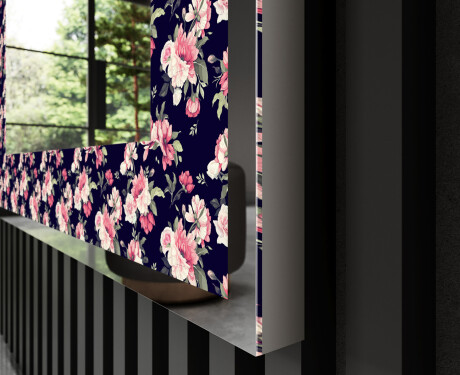 Backlit Decorative Mirror - Floral Layouts #3