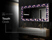 Backlit Decorative Mirror - Floral Layouts #8