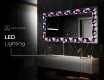 Backlit Decorative Mirror - Floral Layouts #10