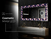 Backlit Decorative Mirror - Floral Layouts #11