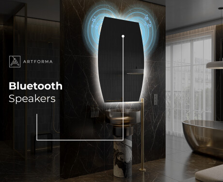 Irregular Mirror LED Lighted decorative design M221 #5