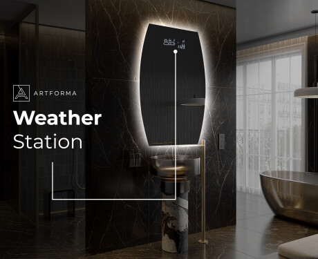 Irregular Mirror LED Lighted decorative design M221 #6