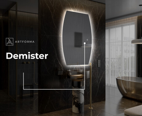 Irregular Mirror LED Lighted decorative design M221 #8