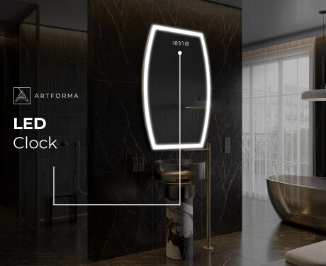 Irregular Mirror LED Lighted decorative design M222 #8