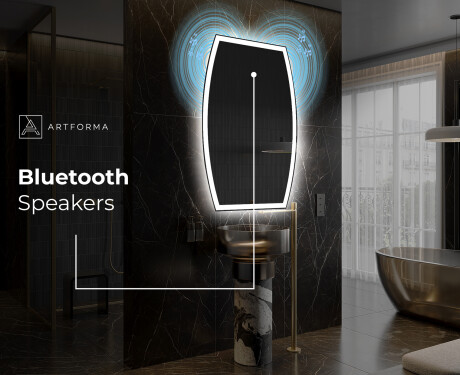 Irregular Mirror LED Lighted decorative design M222 #5