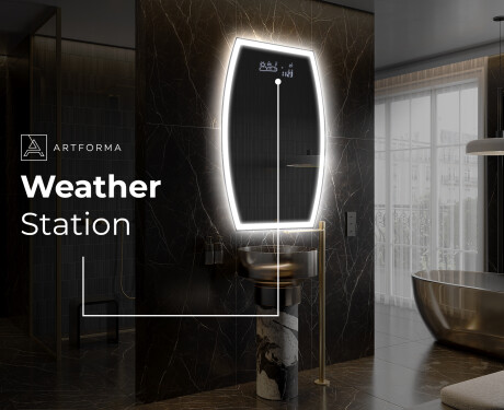 Irregular Mirror LED Lighted decorative design M222 #6