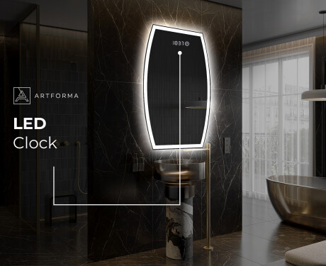 Irregular Mirror LED Lighted decorative design M222 #7