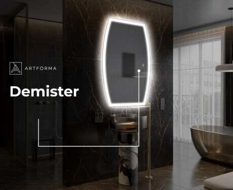 Irregular Mirror LED Lighted decorative design M222 #8