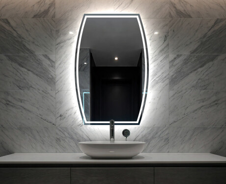 Irregular Mirror LED Lighted decorative design M223