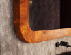 Rounded mirror with a stone frame L293 #3