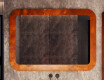 Rounded mirror with a stone frame L293 #5