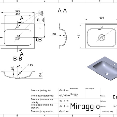 DELLA 600 Sink #4