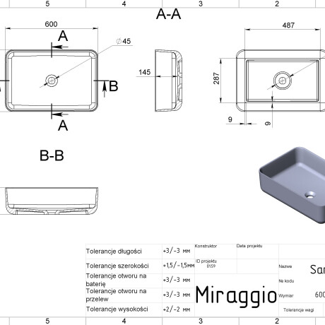 SAN MARTIN Sink #5