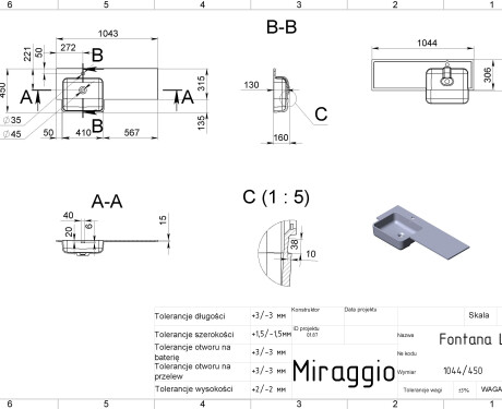 FONTANA L Sink