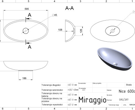 NICE MIRASOFT Sink