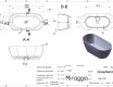 GREENLAND 1680 MIRASOFT Bathtub