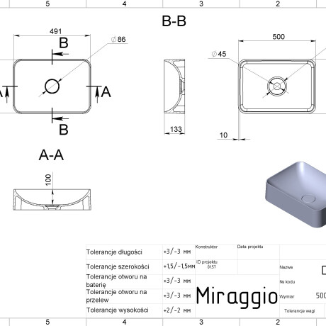 DEBORA MIRASOFT Sink #1