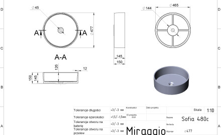 SOFIA MIRASOFT Sink