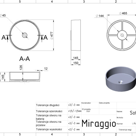 SOFIA MIRASOFT Sink #1