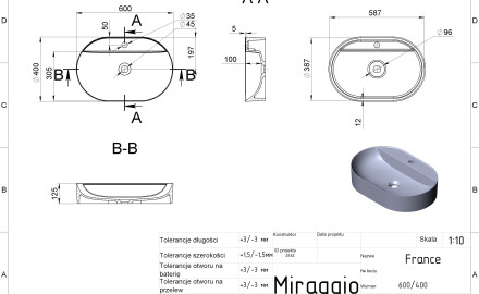 FRANCE MIRASOFT Sink