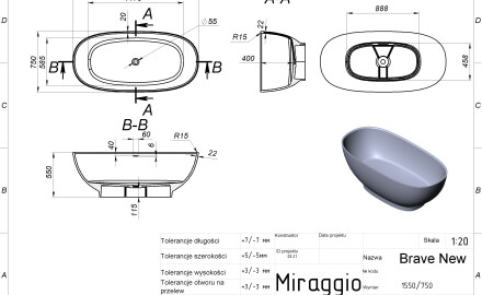 BRAVE NEW MIRASOFT Bathtub