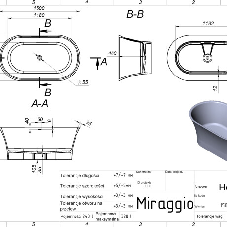 HELGA MIRASOFT Bathtub #1