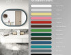 Bathroom mirror with MDF frame L301 #3
