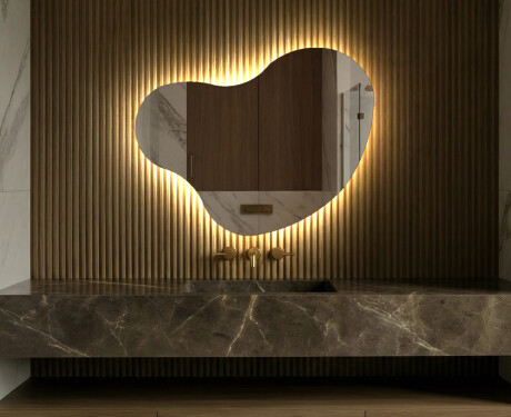 Irregular Mirror LED Lighted decorative design N221