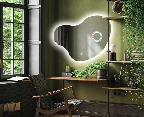 Irregular Mirror LED Lighted decorative design N221 #4