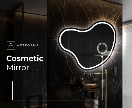 Irregular Mirror LED Lighted decorative design N223 #4