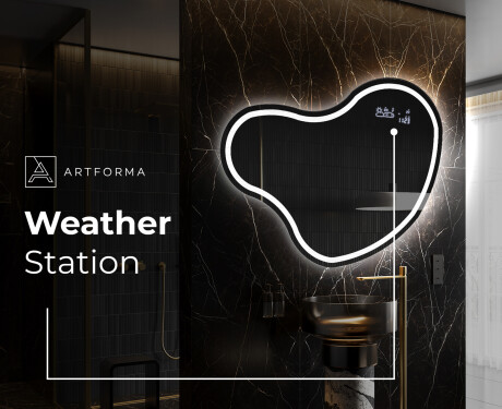 Irregular Mirror LED Lighted decorative design N223 #6