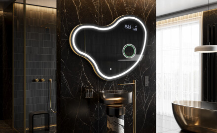 Irregular Mirror LED Lighted decorative design N223