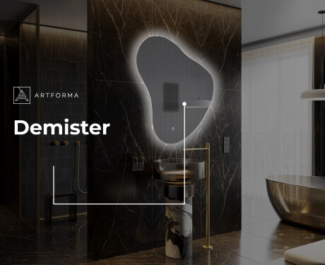 Irregular Mirror LED Lighted decorative design V221 #9