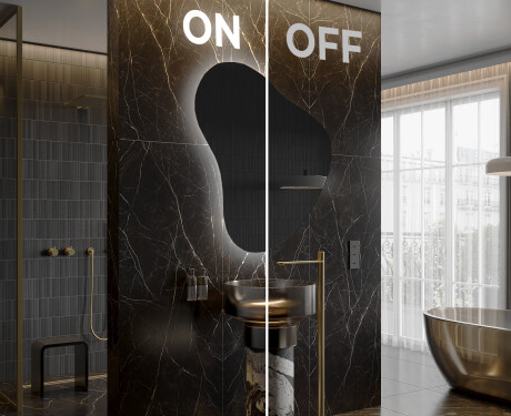 Irregular Mirror LED Lighted decorative design V222 #3