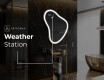 Irregular Mirror LED Lighted decorative design V222 #7