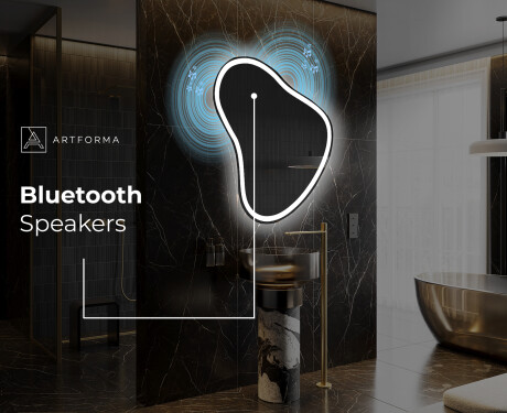 Irregular Mirror LED Lighted decorative design V222 #6