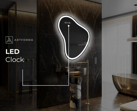 Irregular Mirror LED Lighted decorative design V222 #8