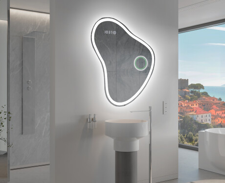 Irregular Mirror LED Lighted decorative design V222 #10