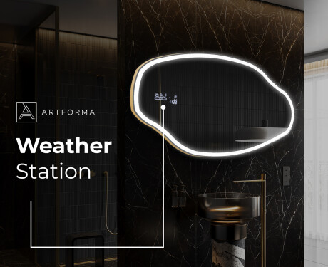 Irregular Mirror LED Lighted decorative design O222 #7