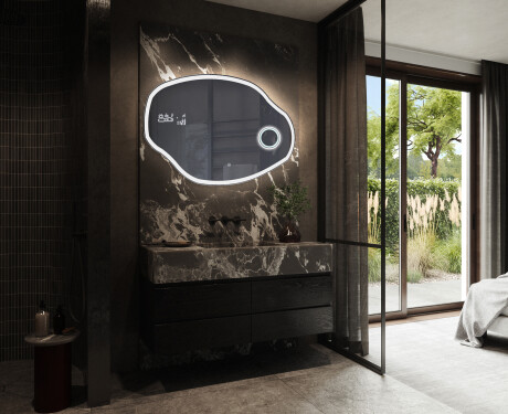 Irregular Mirror LED Lighted decorative design O222 #10