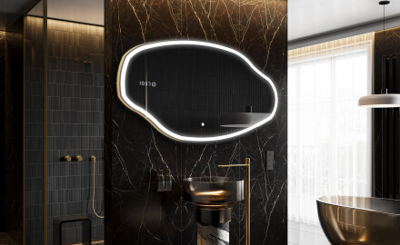 Irregular Mirror LED Lighted decorative design O222