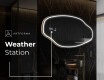 Irregular Mirror LED Lighted decorative design O223 #7