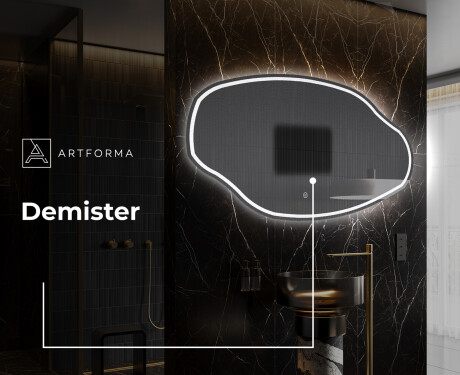 Irregular Mirror LED Lighted decorative design O223 #8