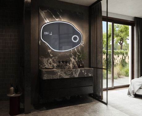 Irregular Mirror LED Lighted decorative design O223 #10