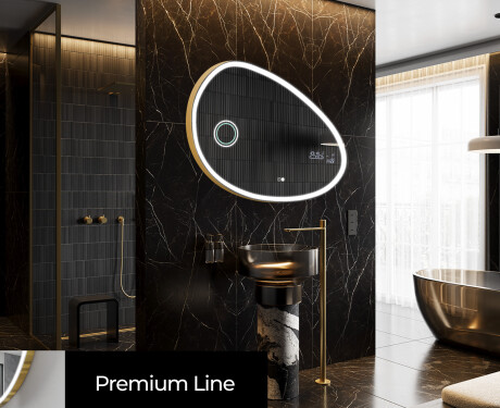 Irregular Mirror LED Lighted decorative design H222