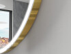 Irregular Mirror LED Lighted decorative design H222 #2