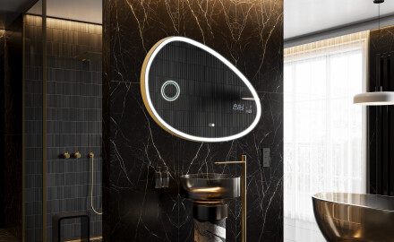 Irregular Mirror LED Lighted decorative design H222